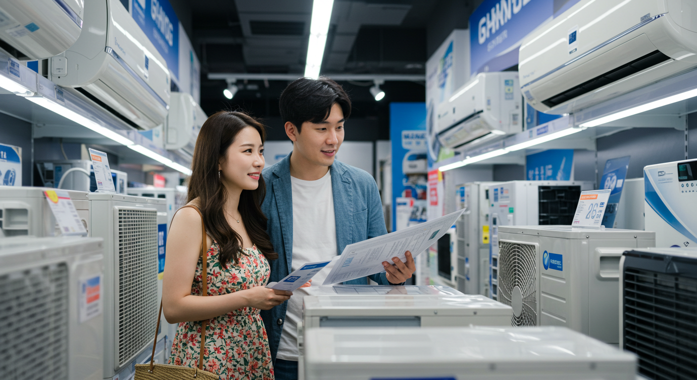 6평 벽걸이 에어컨 전기세 비교