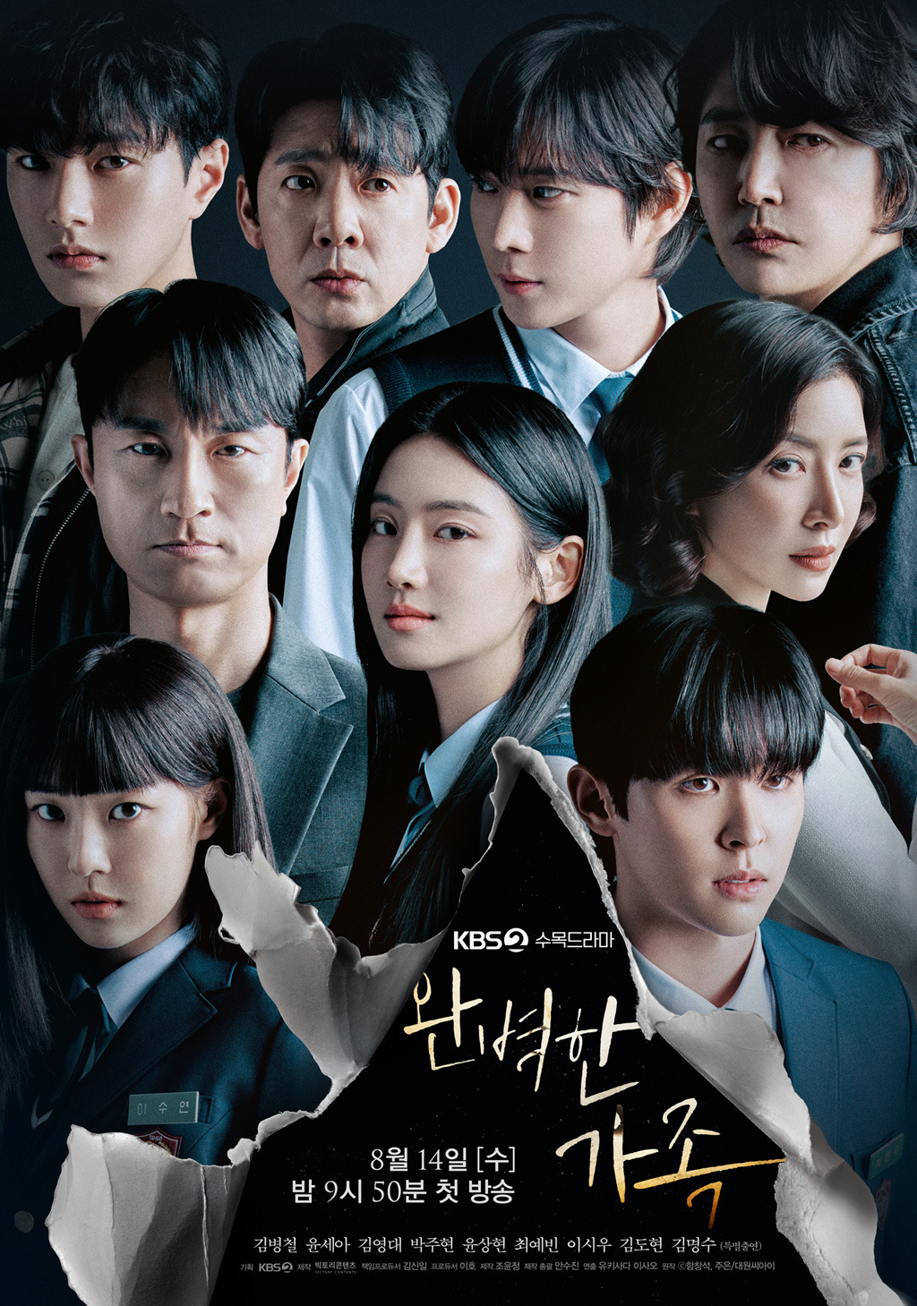 KBS 드라마 완벽한 가족 메인 포스터