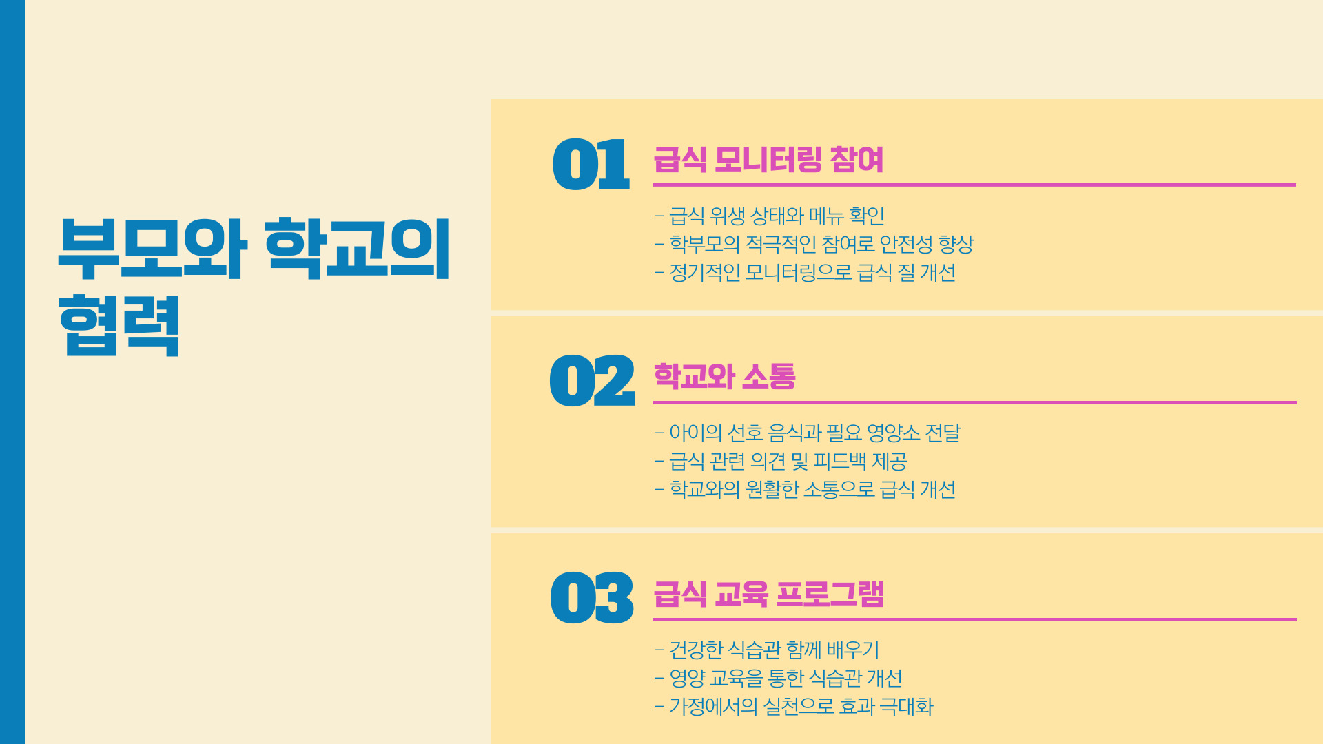 초등학생 급식 건강한 식습관 만들기