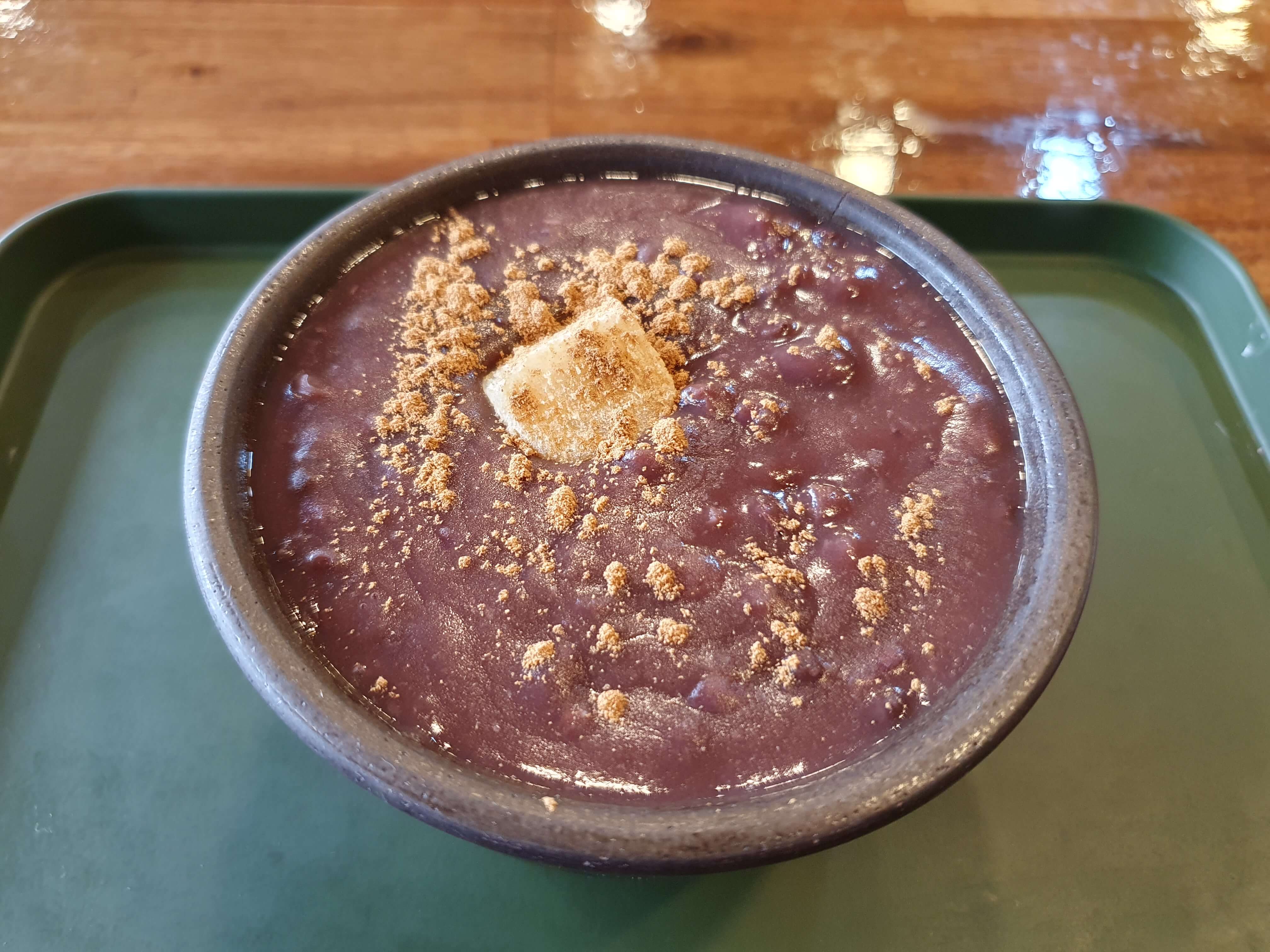 온천동(롯데백화점 동래점) 하동녹차팥빙수-주문메뉴(단팥죽-5,800원)