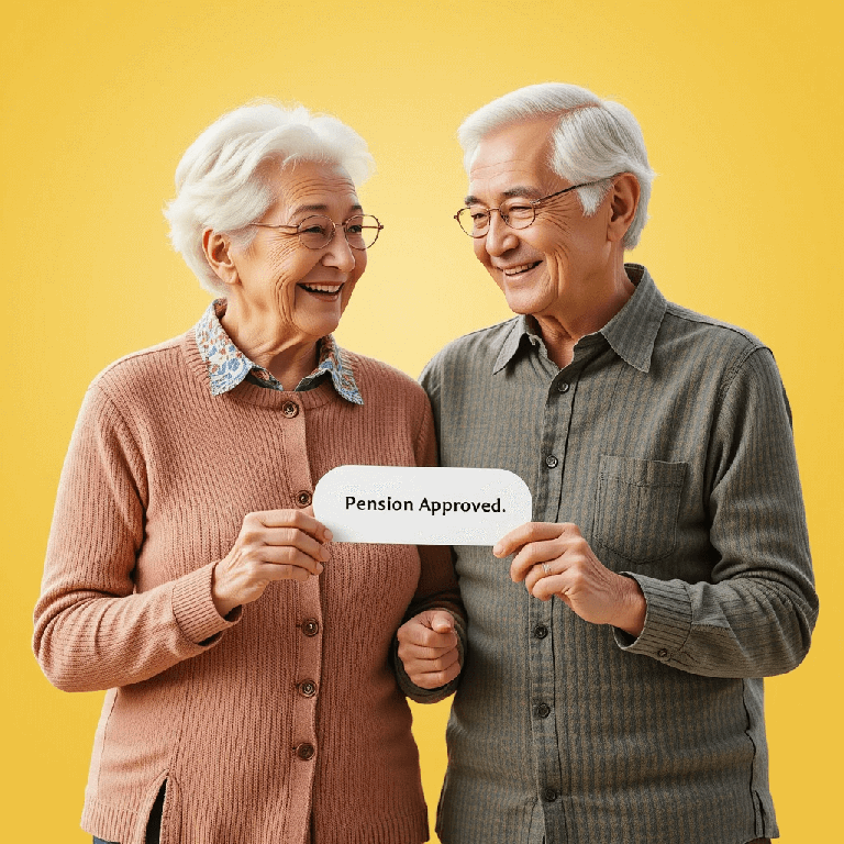 노부부가 기초연금 지원자