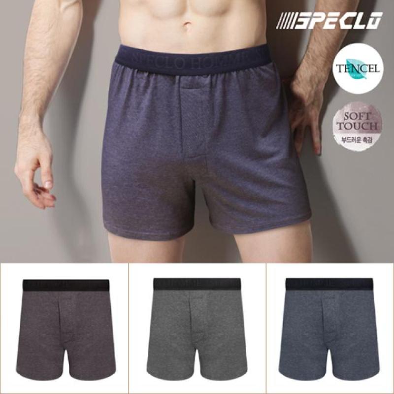 스페클로 스모키 텐셀 트렁크팬티 남성사각속옷 3종세트