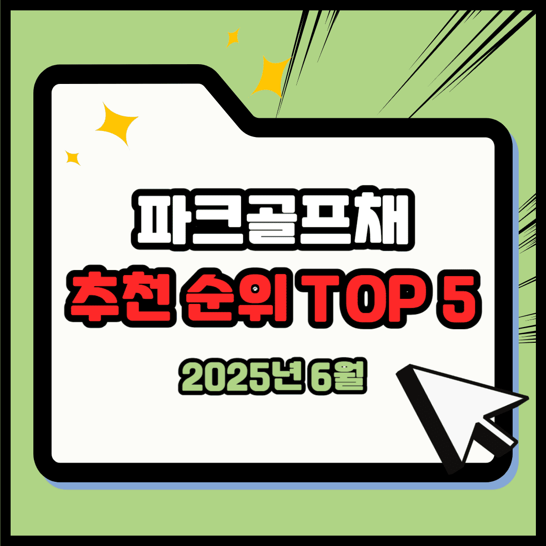 파크골프채 추천 순위 TOP 5(25년 6월) - 네이버, 쿠팡, G마켓 판매 랭킹 분석