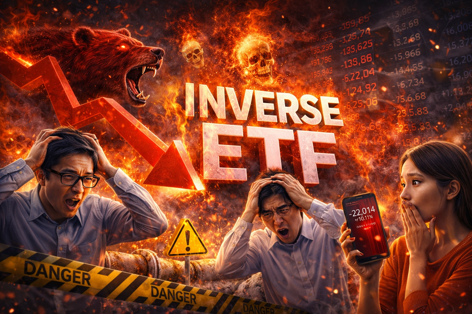 인버스 etf 개미 투자자 위험에 대한 이미지