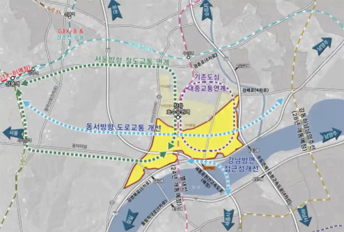 구리-토평지구-교통환경-개선-구상도