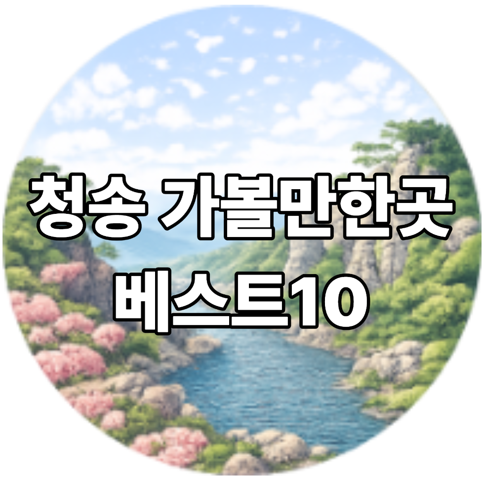 청송 가볼만한곳 베스트10