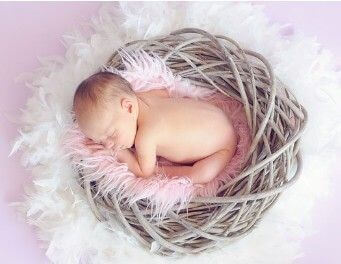 다른-사람이-아기-낳는-꿈-바구니에-담겨있는-아기