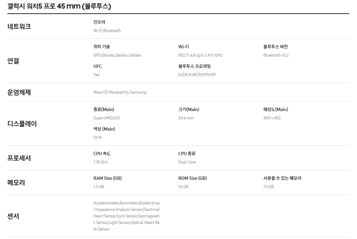 갤럭시워치5 프로 골프에디션
