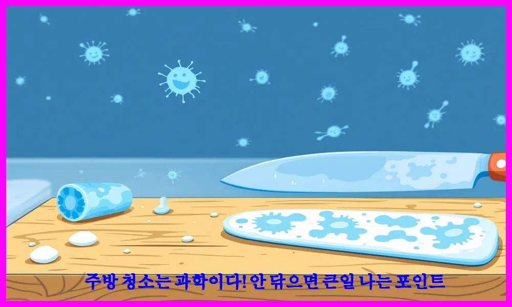 주방 청소는 과학이다! 안 닦으면 큰일 나는 포인트