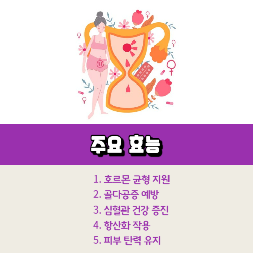 식물성 에스트로겐 효능