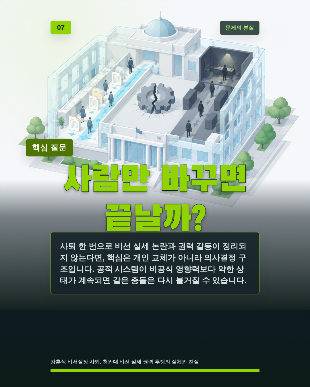 사람만 바꾸면 끝날까?