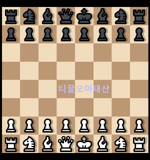 체스판 기물 배치도