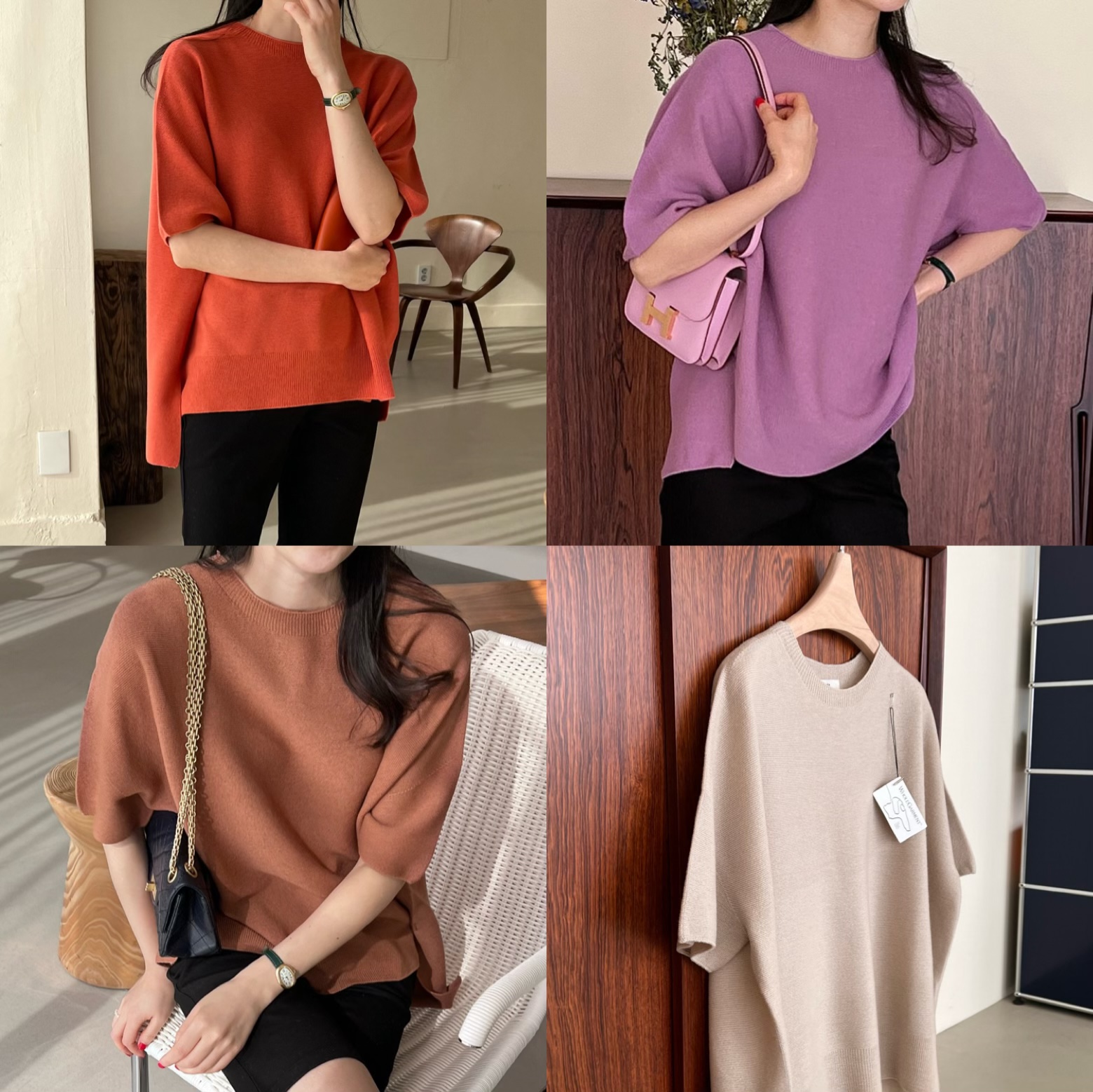 보웬세일 보웬 홀가 울100 볼륨 니트