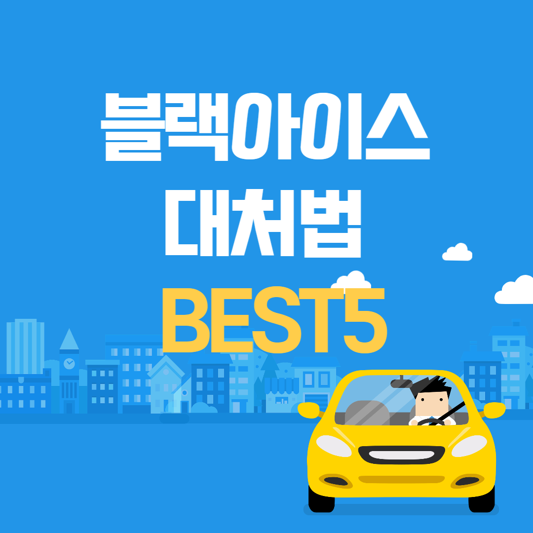 블랙아이스-대처법