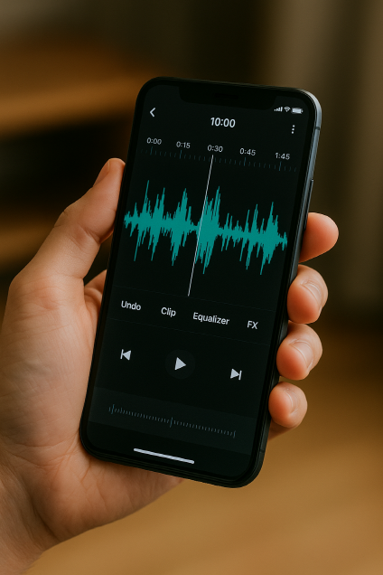 모바일 음악 편집앱