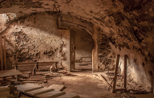 basement, unfinished.