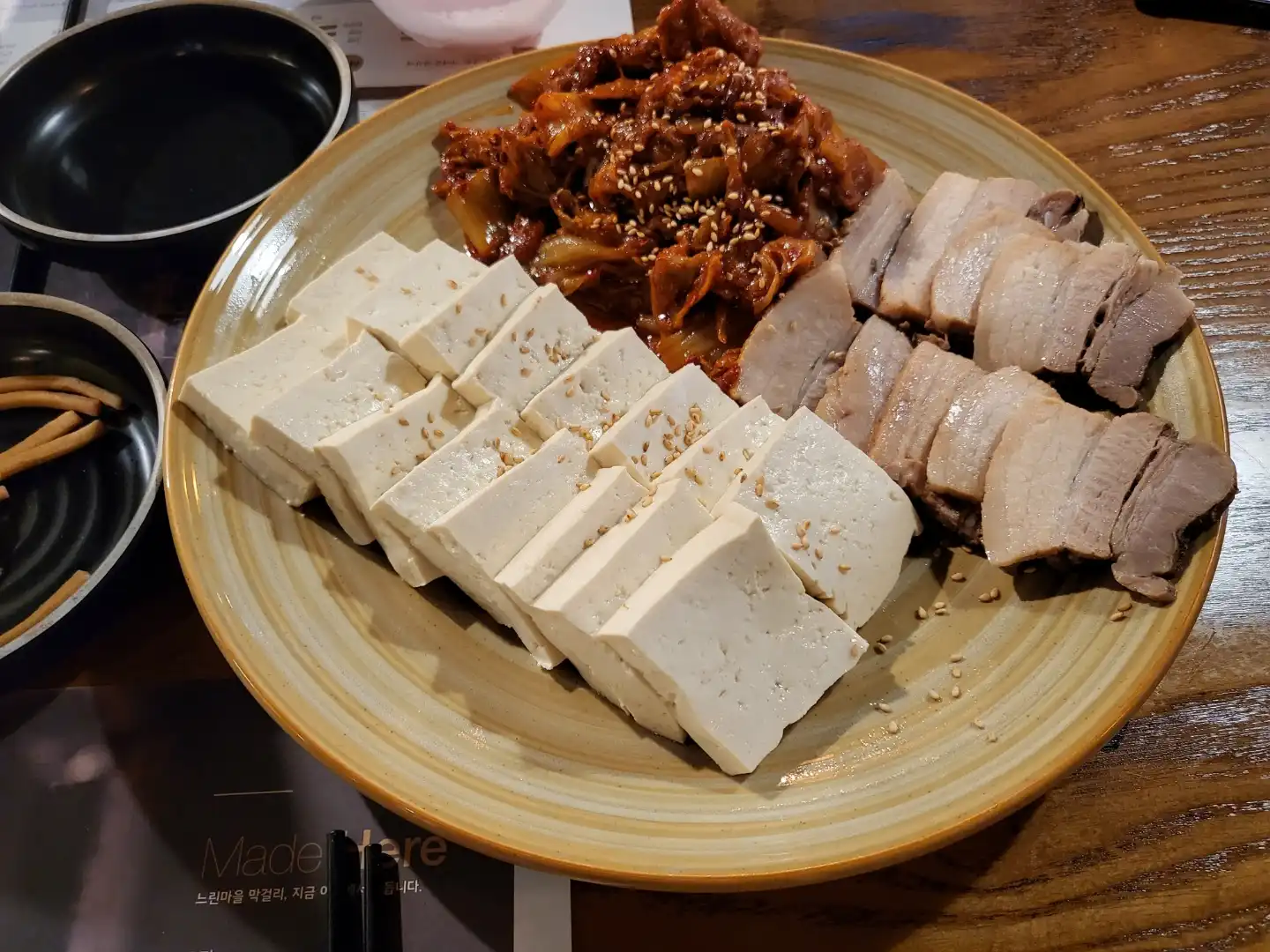 느린마을양조장_두부김치한판with수육