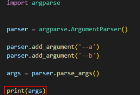 args값