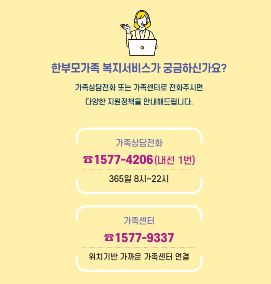 청소년한부모 아동양육 자립지원 신청하기