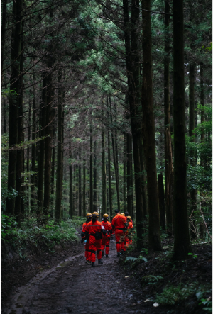 한라산 탐방모습