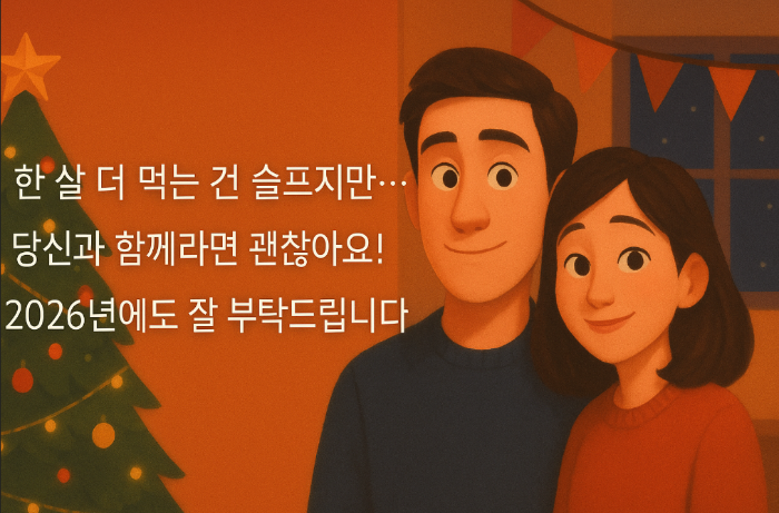 남녀 유머스런 12월 마지막날 인사말