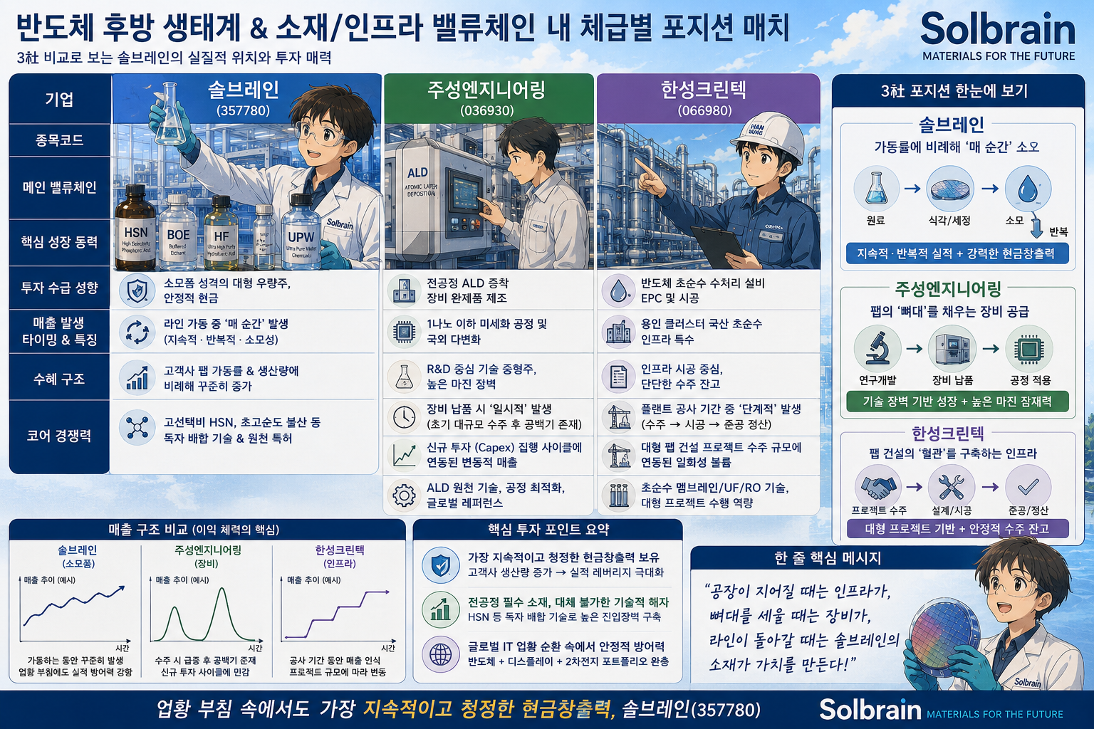 반도체 생태계 비교 인포그래픽