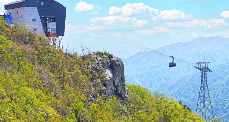 백암산 케이블카