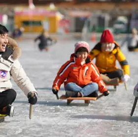 산천어 얼음낚시