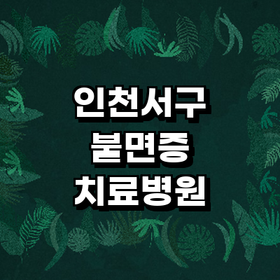 인천 서구 불면증