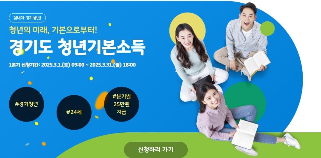 2025 경기도 청년 지원금: 청년기본소득 신청 방법, 대상 조건, 지급일, 사용처