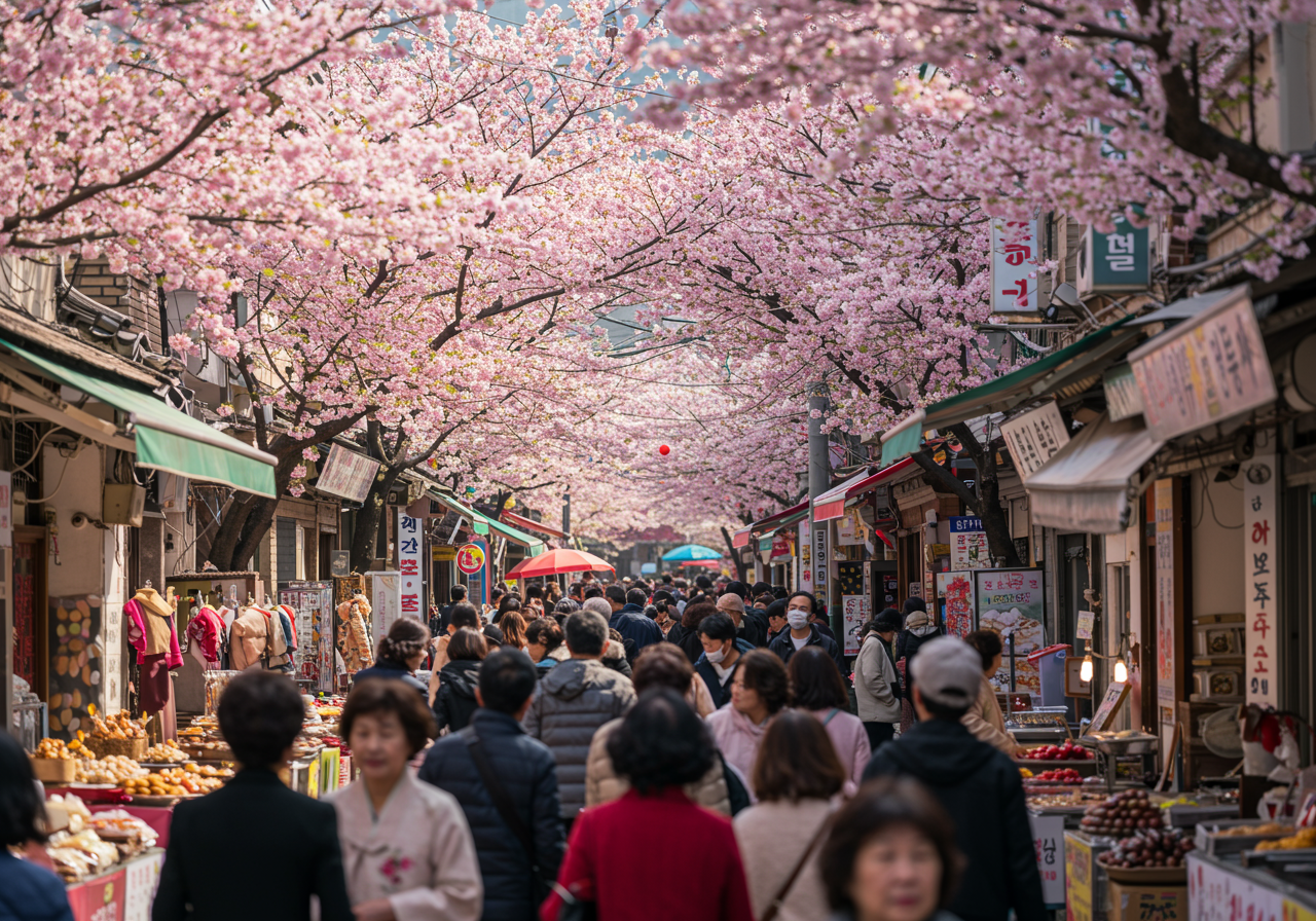 2025 벚꽃만개시기 서울 부산 경주 강원도 대구 대전 벚꽃 시기