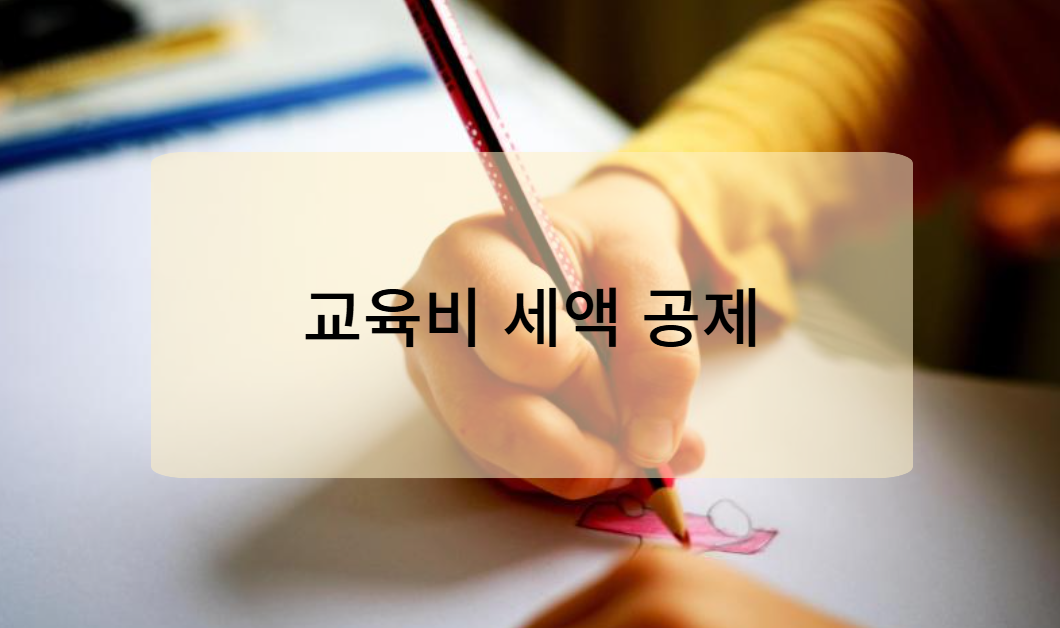 교육비 세액공제