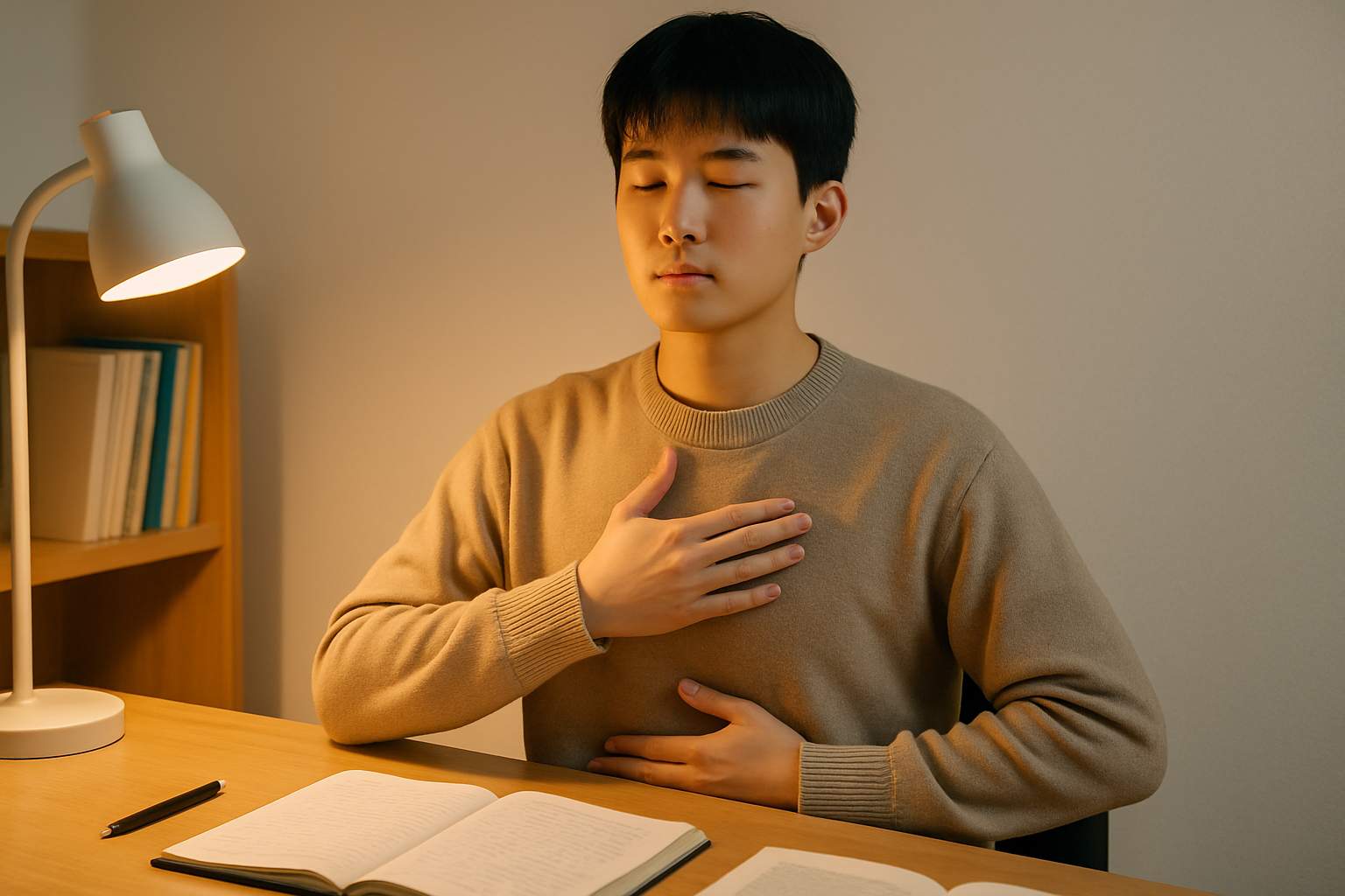 '시험 불안을 극복하는 수험생 맞춤 호흡법' 관련 사진