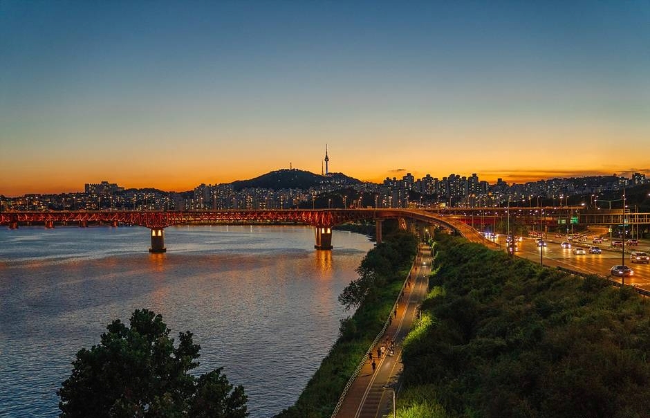 뚝섬한강공원 야경