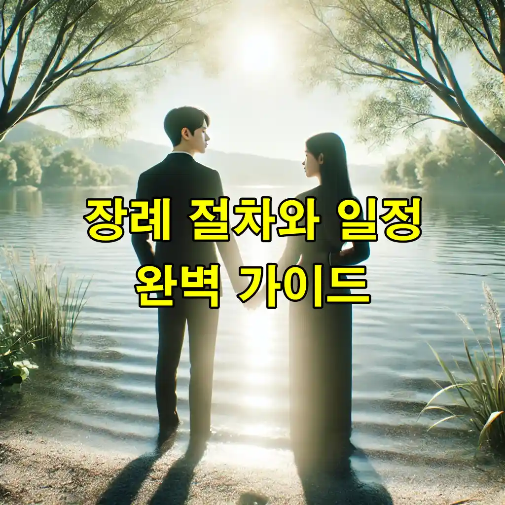 장례 절차와 일정 완벽 가이드
