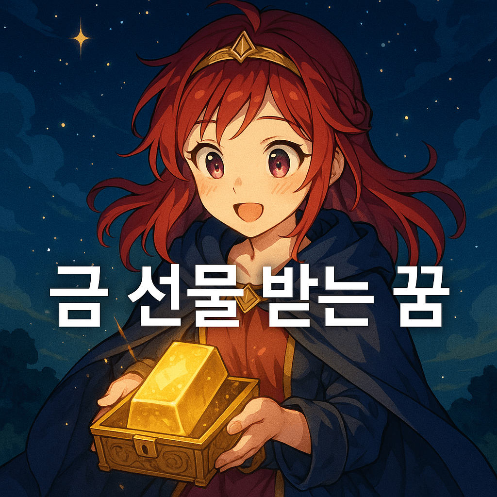 금 선물 받는 꿈 해몽