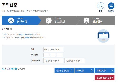 보험조회
