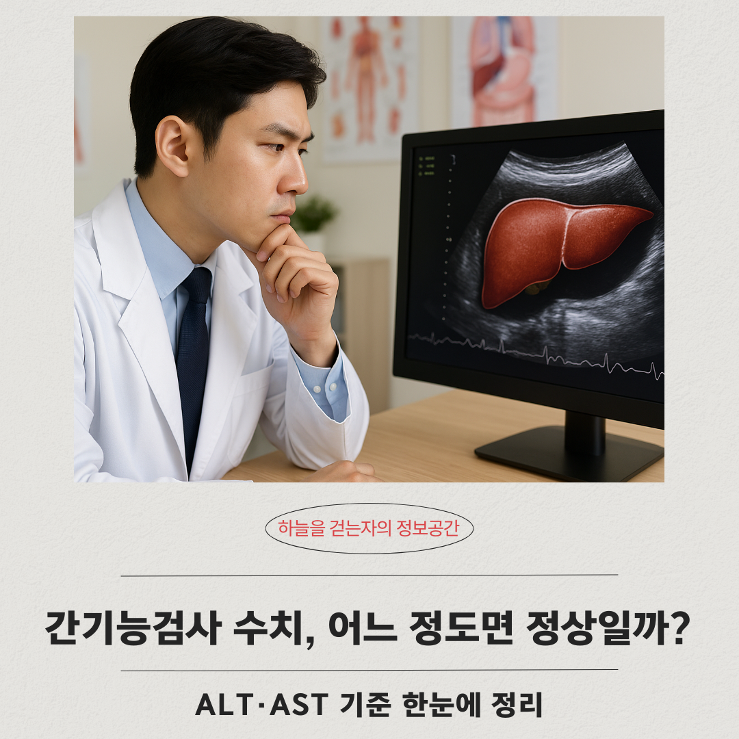 간기능검사 수치, 어느 정도면 정상일까? ALT·AST 기준 한눈에 정리