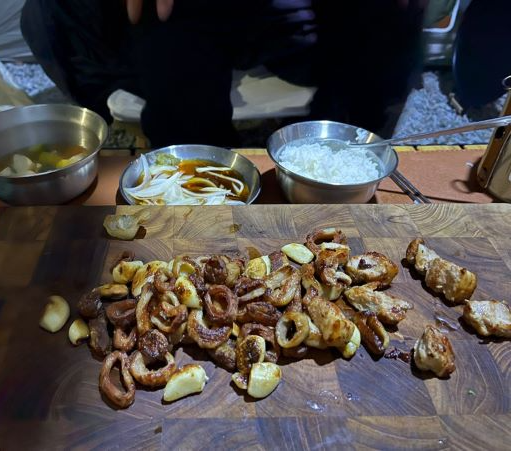 캠핑 막창 & 삼겹살