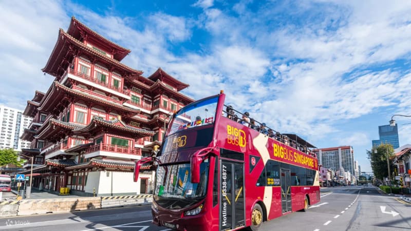 싱가포르 빅버스 시티투어 오픈탑 한국어 오디오 가이드