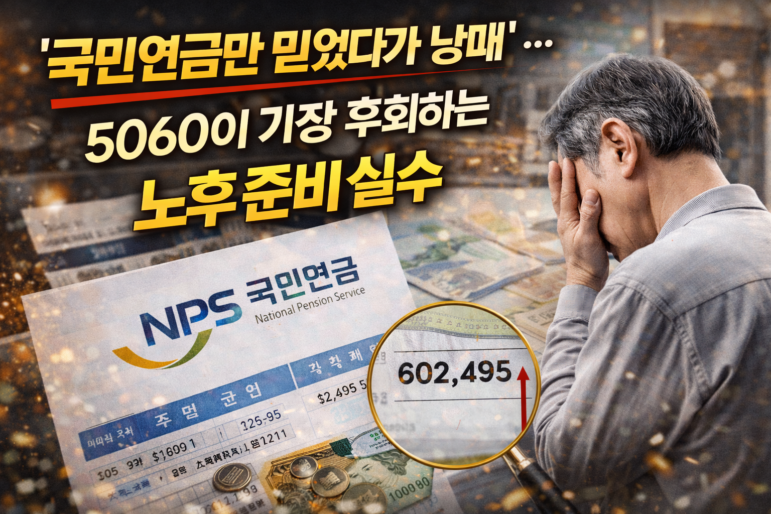 노후 준비 끝난 줄 알았는데 착각&hellip;5060이 가장 후회하는 실수