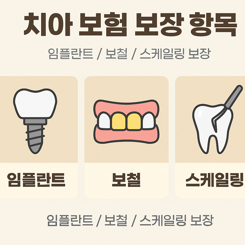 2025 치아보험 추천 TOP 3 ❘ 임플란트 보장 & 월납입금 비교.