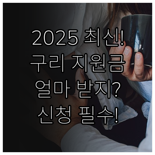 2025 구리시 신생아 출산지원금 대..
