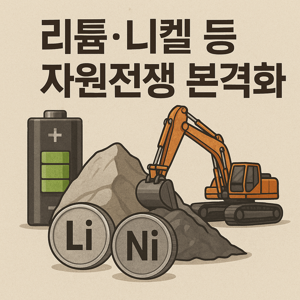 리튬&middot;니켈 등 자원전쟁 본격화