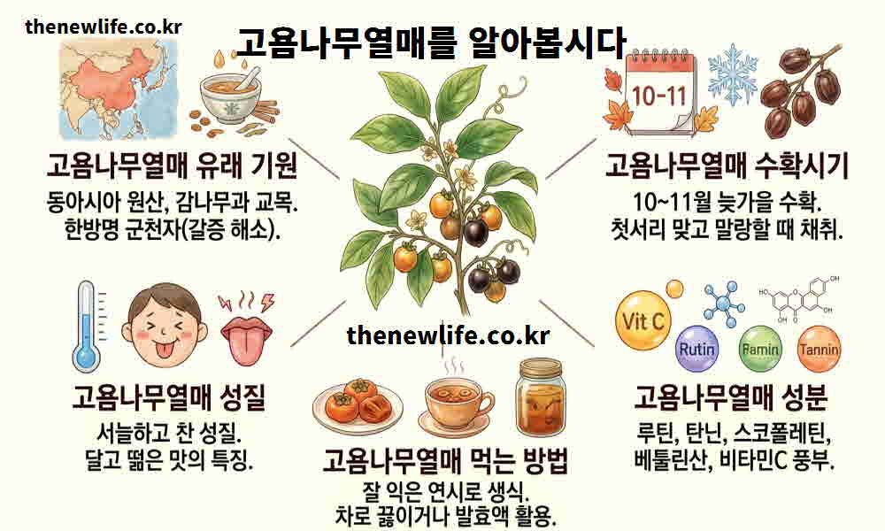 고욤나무열매 효능 기본정보