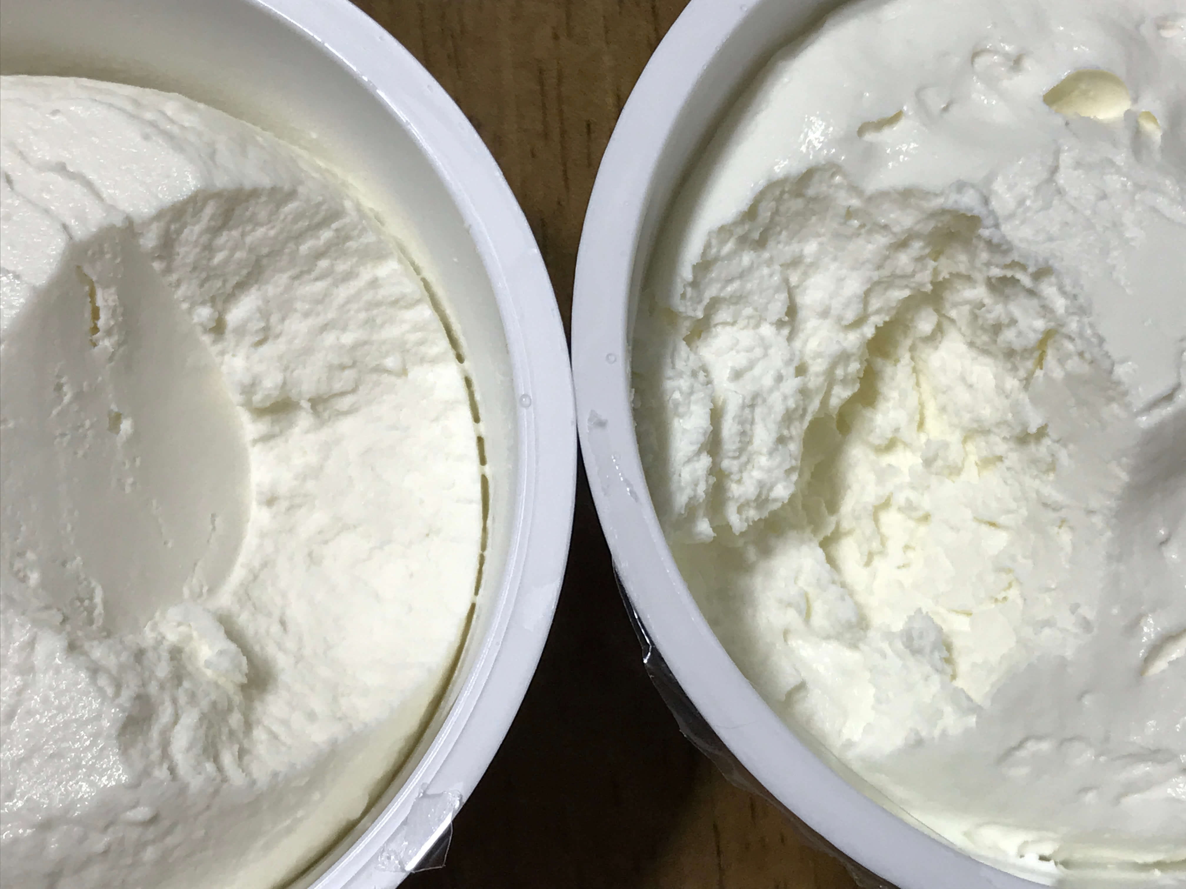 그릭요거트 질감 비교