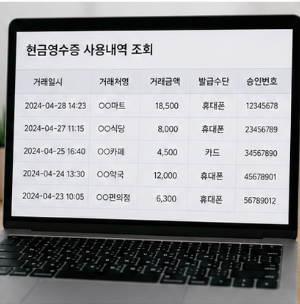 현금영수증을 이용할 때 알아두면 좋은 내용