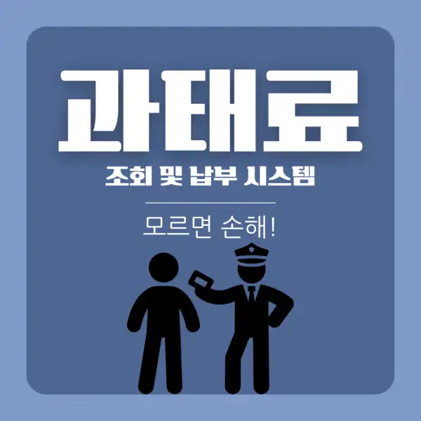 과태료 조회 및 납부 시스템