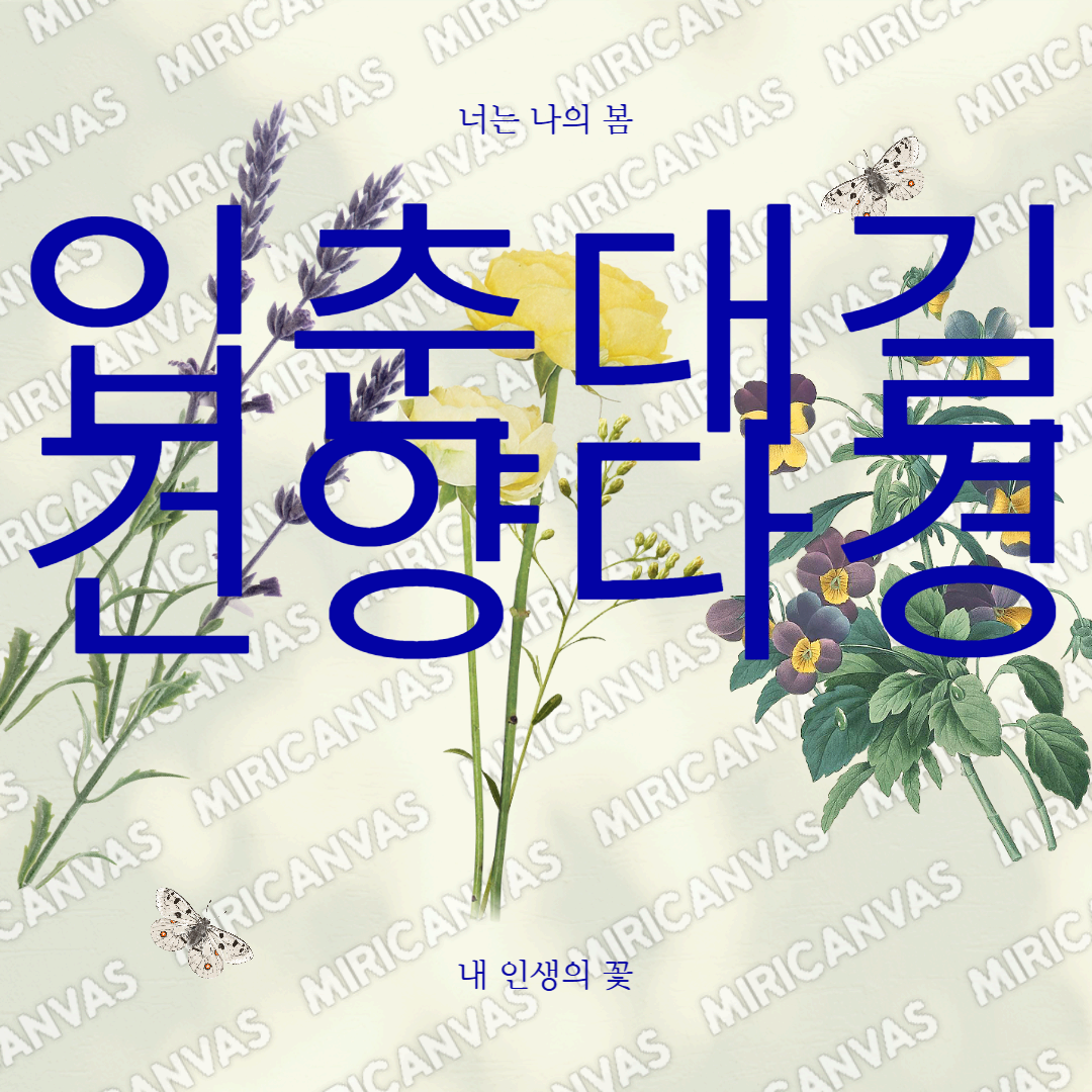 입춘대길 건양다경