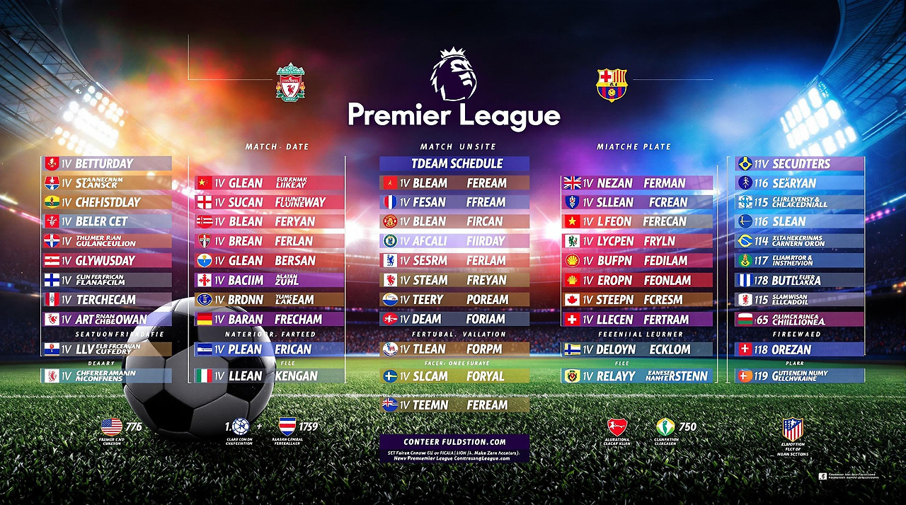 프리미어리그 주요 일정